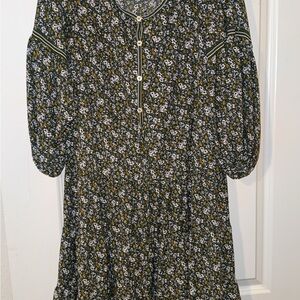 Floral Long Sleeve Dress